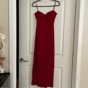 Red prom dress